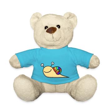 Regenbogenschnecke - Teddy - Atollblau - Vorne