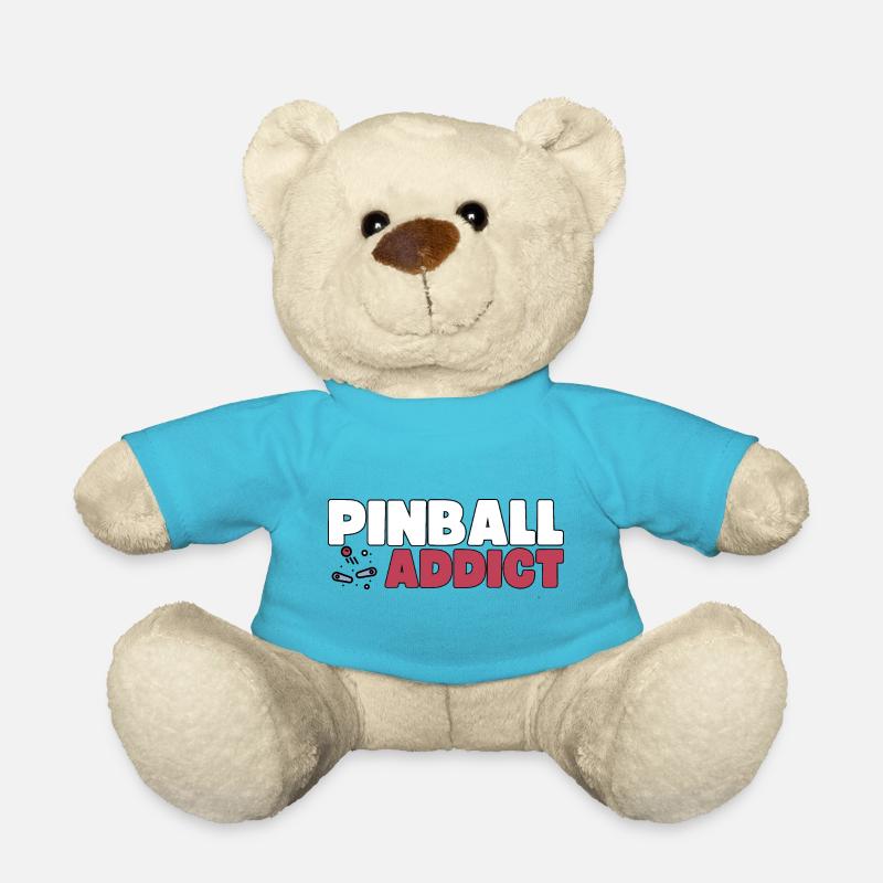 Pinball Addict Pinball Machine Cadeau de collection - Nounours - bleu outremer