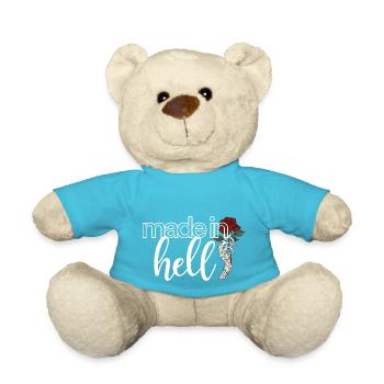 Made in Hell - Teddy Bear - atoll blue - Front