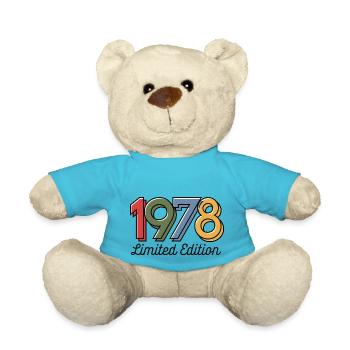 Vintage 1978 Limited Edition - Teddy Bear - atoll blue - Front
