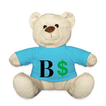 Buchstabe b Dollar - Teddy - Atollblau - Vorne