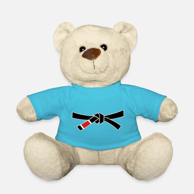 Blackbelt - Schwarzgurt - Teddy - Atollblau