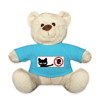 katze, hals Maul - Teddy - Atollblau - Vorne