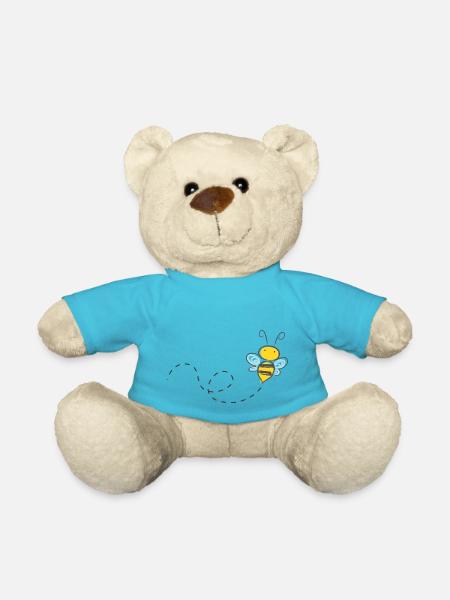 Petite abeille - Nounours - bleu outremer