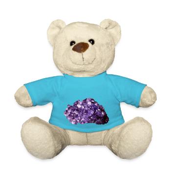 Ein Amethyst ist ein ganz besonderer Blickfang - Teddy - Atollblau - Vorne