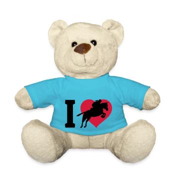 I love showjumping - Nounours - bleu outremer - Devant