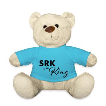 SRK is the King - Teddy Bear - atoll blue - Front