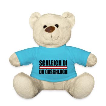 schleich di du oaschloch - Teddy - Atollblau - Vorne