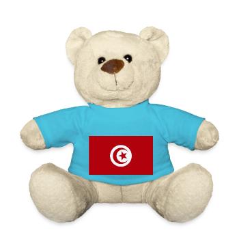 Tunesien Flagge - Teddy - Atollblau - Vorne