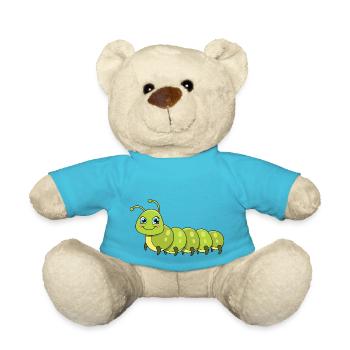 Raupe - Teddy - Atollblau - Vorne