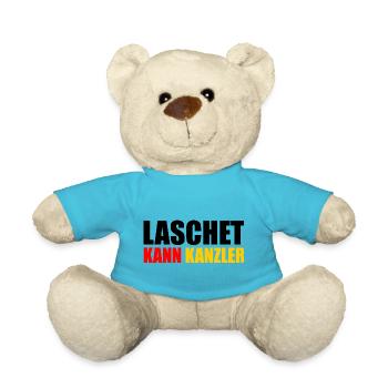 Laschet kann kanzler - Teddy - Atollblau - Vorne