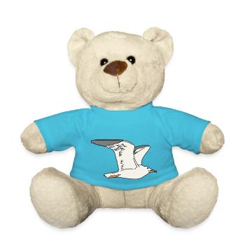 Möwe - Teddy - Atollblau - Vorne