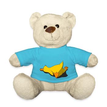 Schlafendes Küken - Teddy - Atollblau - Vorne