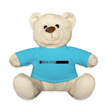 Text Logo Legendary - Teddy Bear - atoll blue - Front