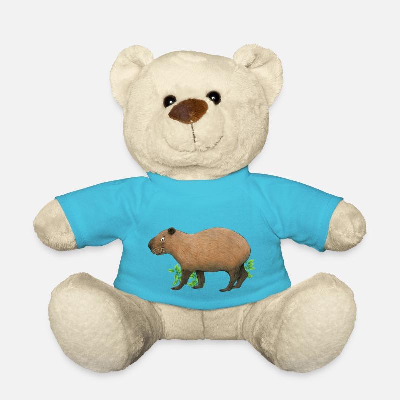 lustiges Capybara - Teddy - Atollblau