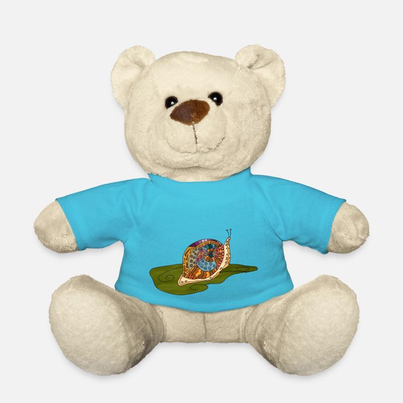 Escargot - Nounours - bleu outremer