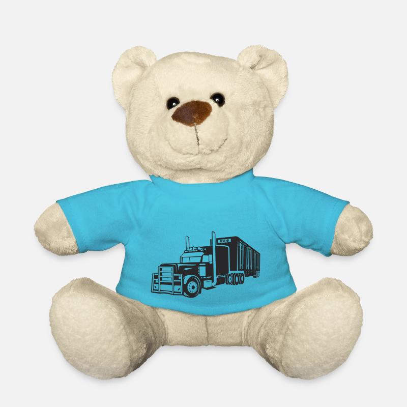 Camion camion - Nounours - bleu outremer