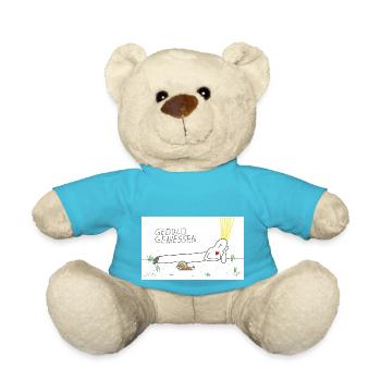 Geduld genießen - Teddy - Atollblau - Vorne
