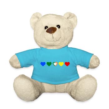 L’amour 1D - Nounours - bleu outremer - Devant