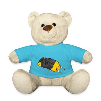 Cubaris sp Rubber Ducky, Nature Isopod Oase - Teddy - Atollblau - Vorne