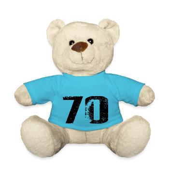 Justaucorps à 70 chiffres - Nounours - bleu outremer - Devant