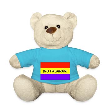 ¡No pasarán! - Teddy Bear - atoll blue - Front