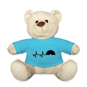 heartbeat saw - Teddy Bear - atoll blue - Front