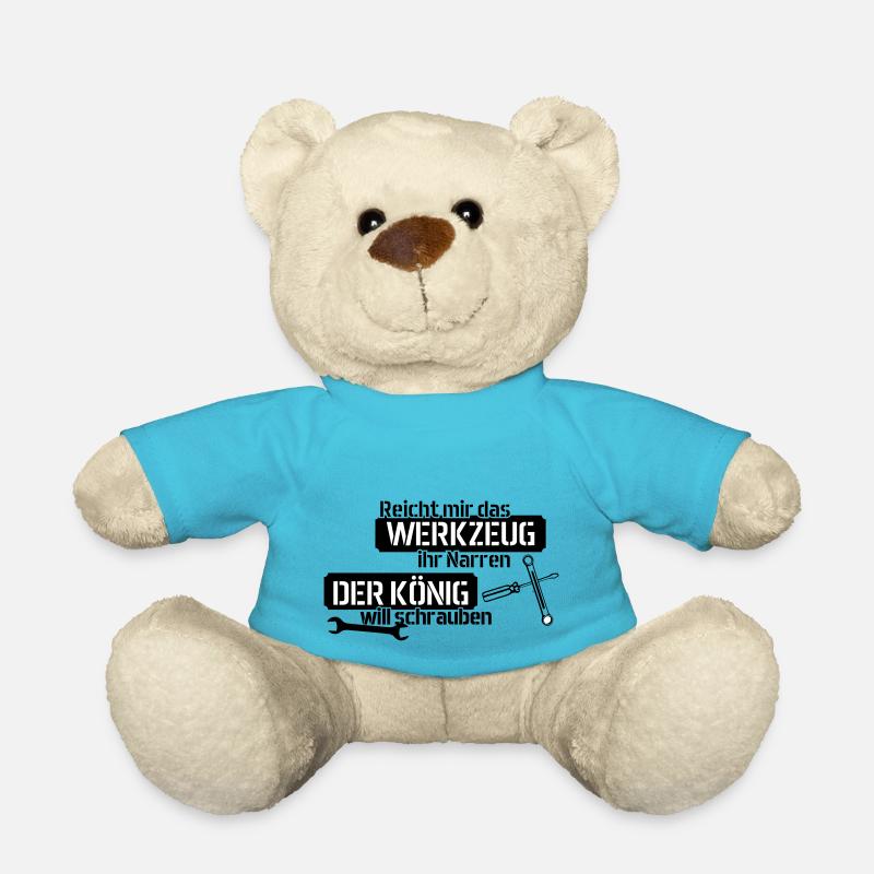 Reicht mir das Werkzeug ihr Narren - Teddy - Atollblau