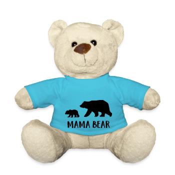 Mama Bear - Teddy Bear - atoll blue - Front