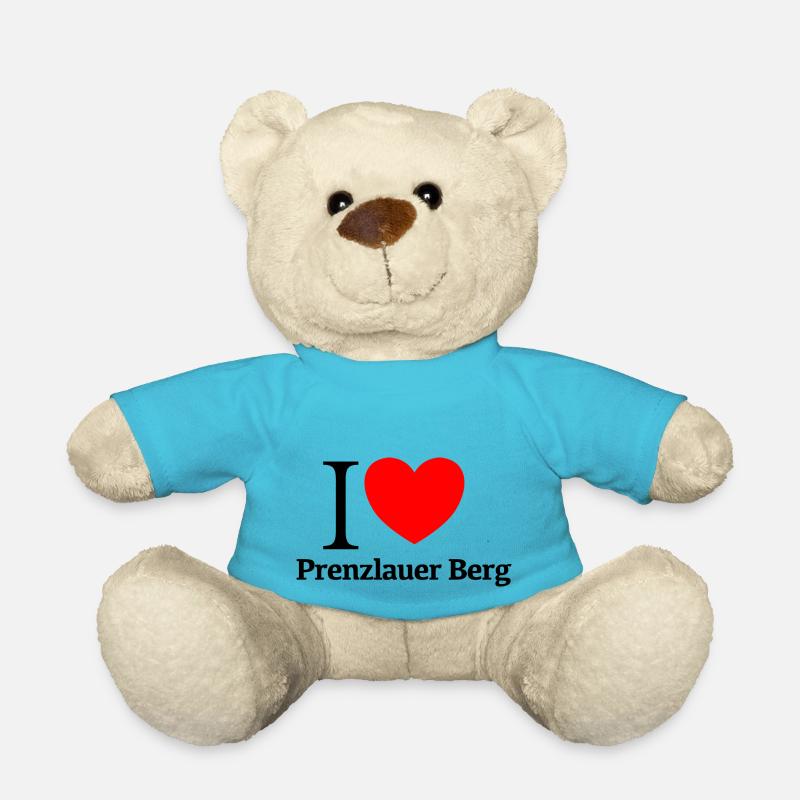 I LOVE PBERG - Teddy - Atollblau