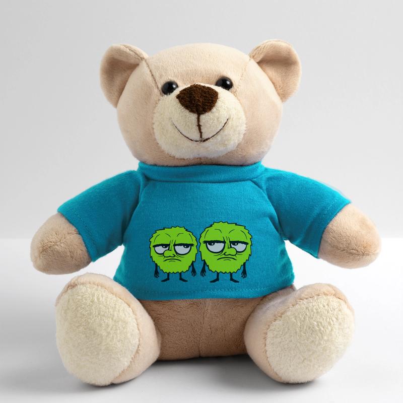 2 monstres roulent des yeux Nounours