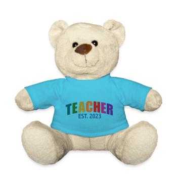 Lehrer Est. 2023 Graduate Education Teacher Geschenk - Teddy - Atollblau - Vorne