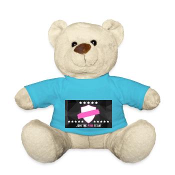 JOIN THE PINK TEAM - Teddy - Atollblau - Vorne