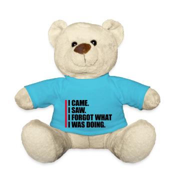 I came saw forget - Teddy - Atollblau - Vorne