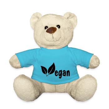 Vegan Plant Based Gesundheit Heilung Detox - Teddy - Atollblau - Vorne