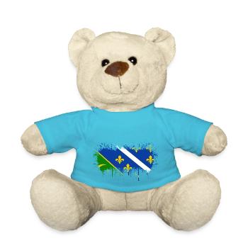 Bosnie-Herzégovine Europe Bosnie et drapeau Mostar - Nounours - bleu outremer - Devant