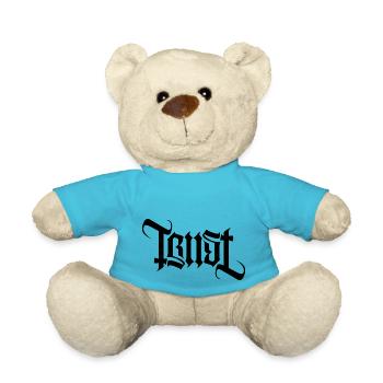 TRUST AMBIGRAM gothic - Teddy - Atollblau - Vorne