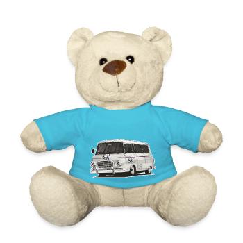 Barkas B1000 // Illustration - Nounours - bleu outremer - Devant