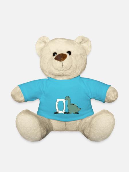 Buchstabe O - Teddy - Atollblau