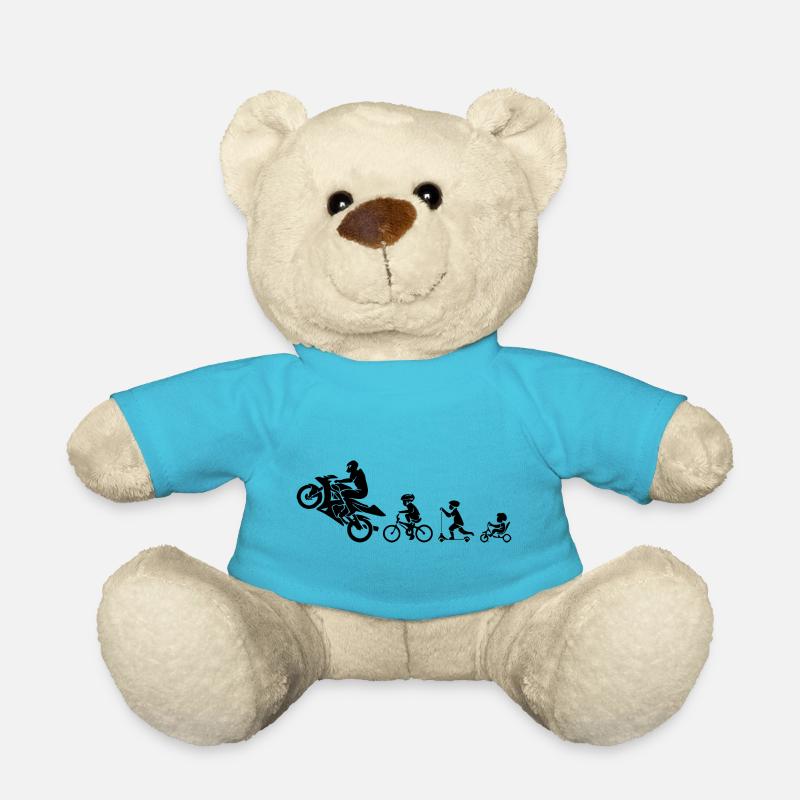 Motorrad - Teddy - Atollblau