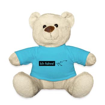 ich fahre - Teddy - Atollblau - Vorne