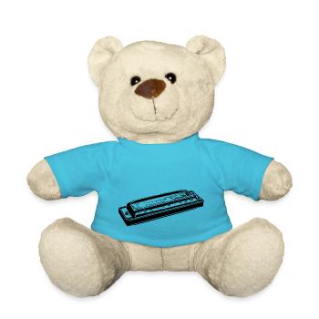 Harmonica - Nounours - bleu outremer - Devant