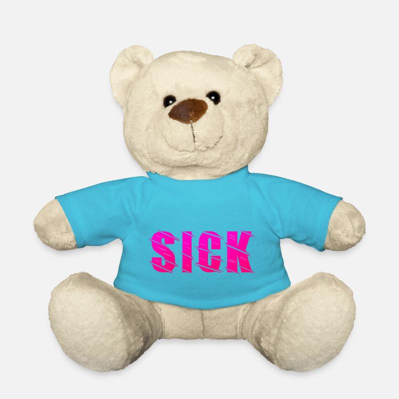 Sick design - Teddy Bear - atoll blue