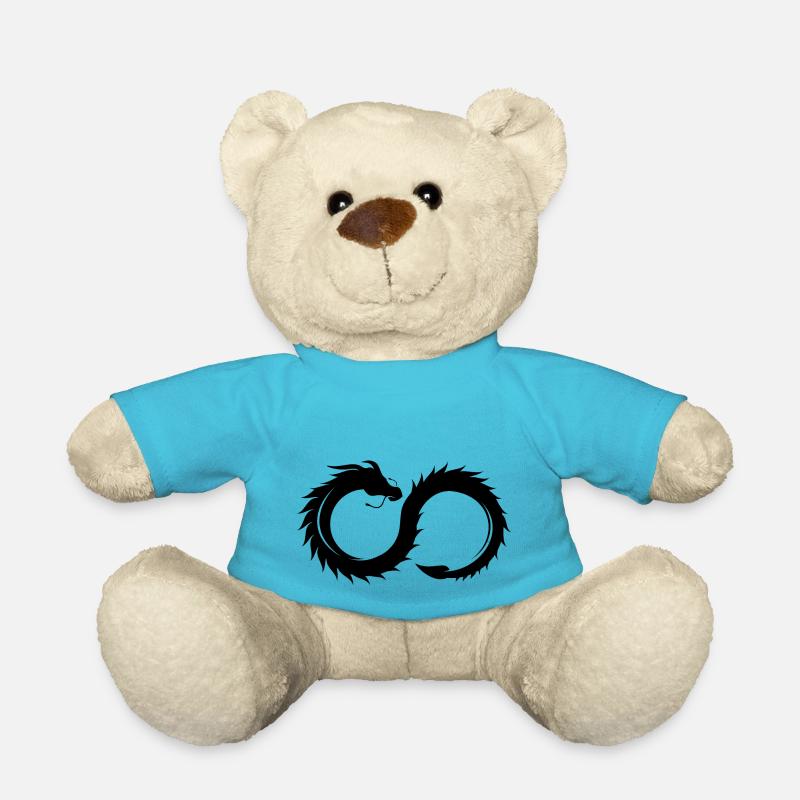Drache unendlich - Teddy - Atollblau