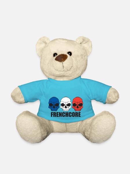 Noyau français - Nounours - bleu outremer
