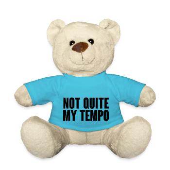 Pas tout à fait mon tempo Whiplash citation - Nounours - bleu outremer - Devant