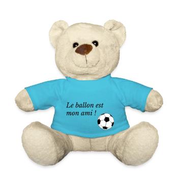 Olive et tom : Le ballon est mon ami - Nounours - bleu outremer - Devant