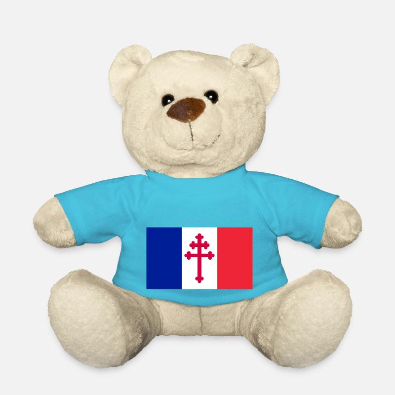 Drapeau Français Lorraine - Nounours - bleu outremer