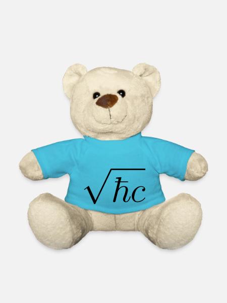 Quantum of action and speed of light - Teddy Bear - atoll blue