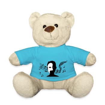 The Phantom of the Opera - Teddy Bear - atoll blue - Front